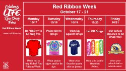 Red Ribbon Week/Semana del Liston Rojo